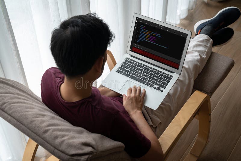 Software development programming on computer screen for modish application and program coding. Programming coding script java stock images, royalty-free photos and pictures