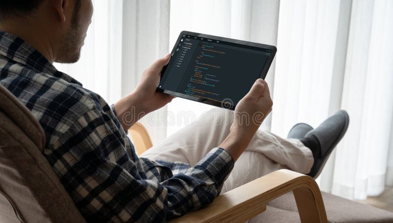 Software development programming on computer screen for modish application. And program coding. Coding software development programming program code stock images, royalty-free photos and pictures
