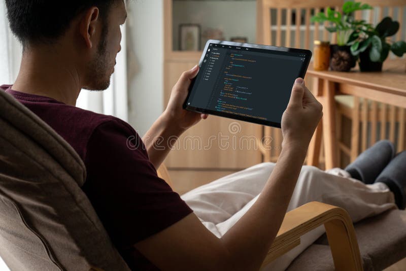 Software development programming on computer screen for modish application. And program coding. Coding software development programming program code stock images, royalty-free photos and pictures
