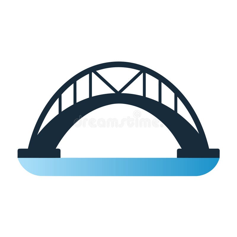 Software development service filled gradient logo. Collaboration business value. Bridge icon. Design element. Created with artificial intelligence. Ai art for corporate branding, website AI generated