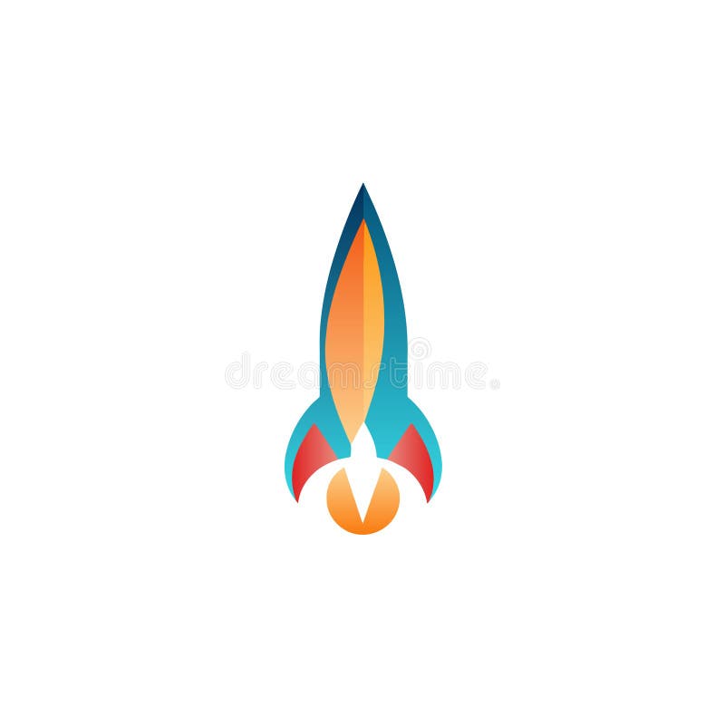 Software development startup filled colorful logo vector illustration