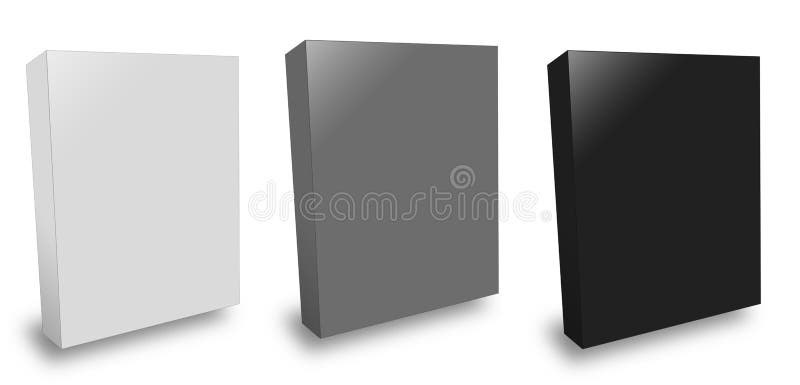 Download Blank Box for DVD stock illustration. Illustration of ...
