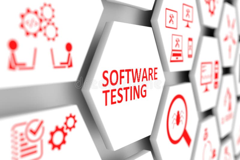 Software testing concept vector illustration