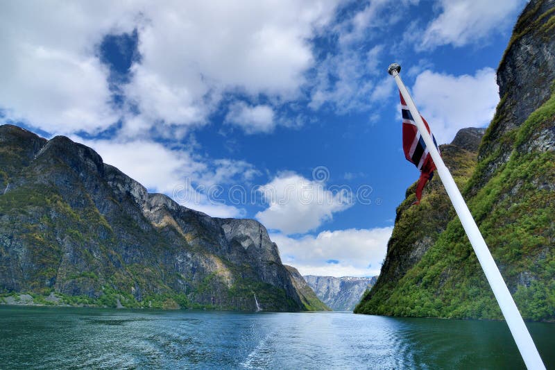 Sognefjorden,Norway in a Nutshell,Norway,The world's second longest fjord,Seagull,World Heritage,Naroyfjord,Norway's famous tourist destination,Ferry