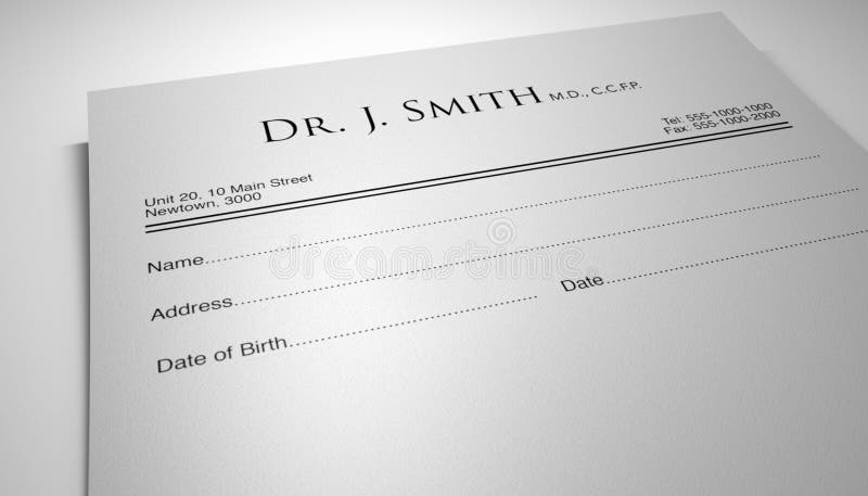 Soigne la prescription photo libre de droits Soigne la prescription photo libre de droits