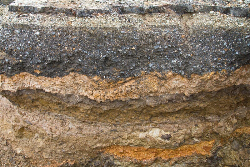 Soil under asphalt eroded