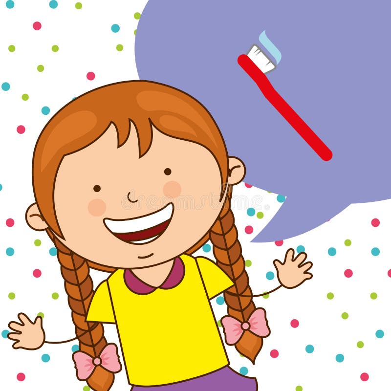 Soins dentaires d'enfants illustration de vecteur Soins dentaires d'enfants illustration de vecteur