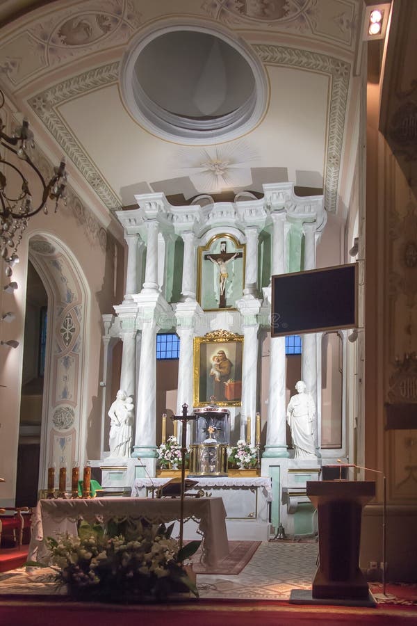 Church of St. Anthony in Sokolka in Poland, Place of the Eucharistic ...