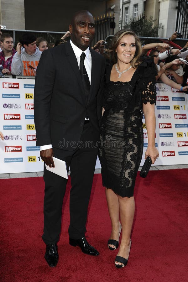 Sol Campbell His Wife Fiona Barrattcampbell Editorial Stock Photo - Stock  Image