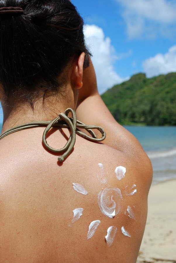 Protetor solar sol imagens de stock royalty free