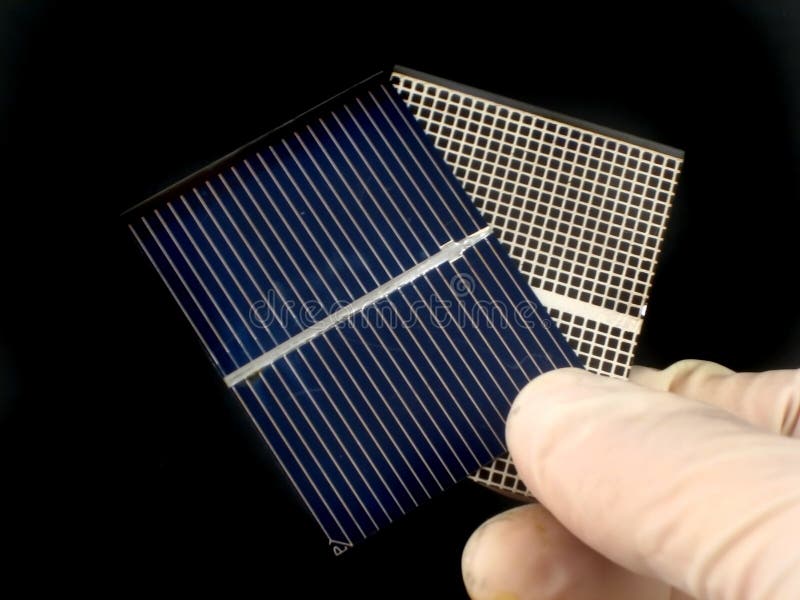 Solar cell research stock image. Image of solar, ecology - 945089