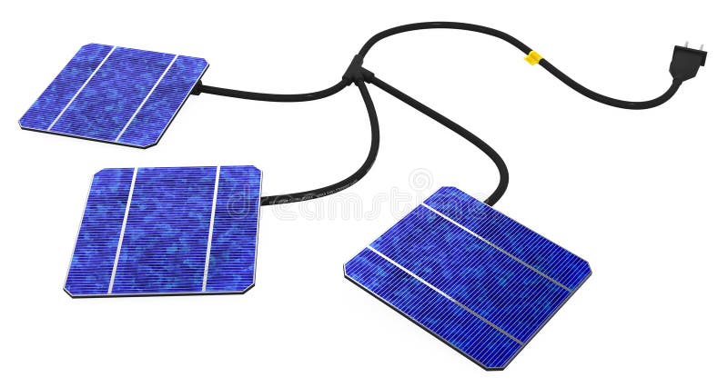 Solar Cells vector illustration
