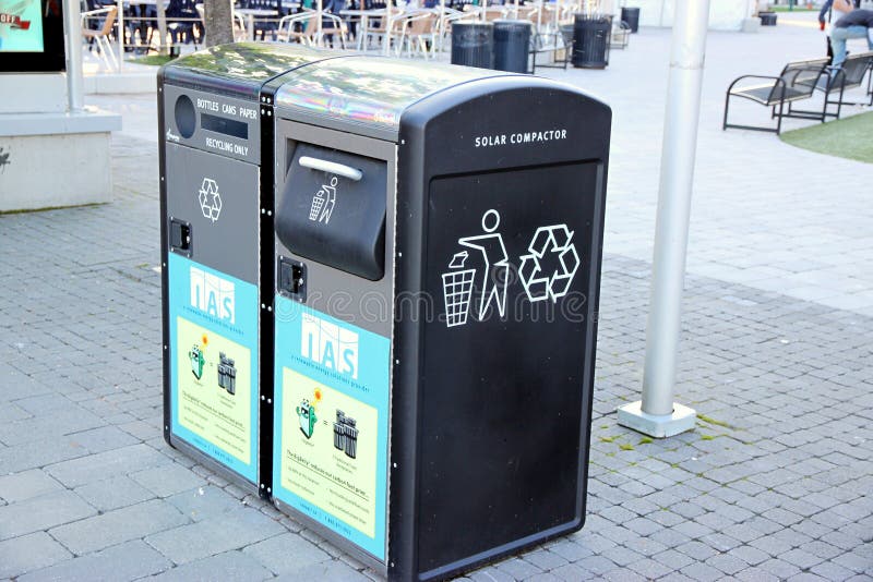 Solar Compactors editorial photography. Image of america 19690822