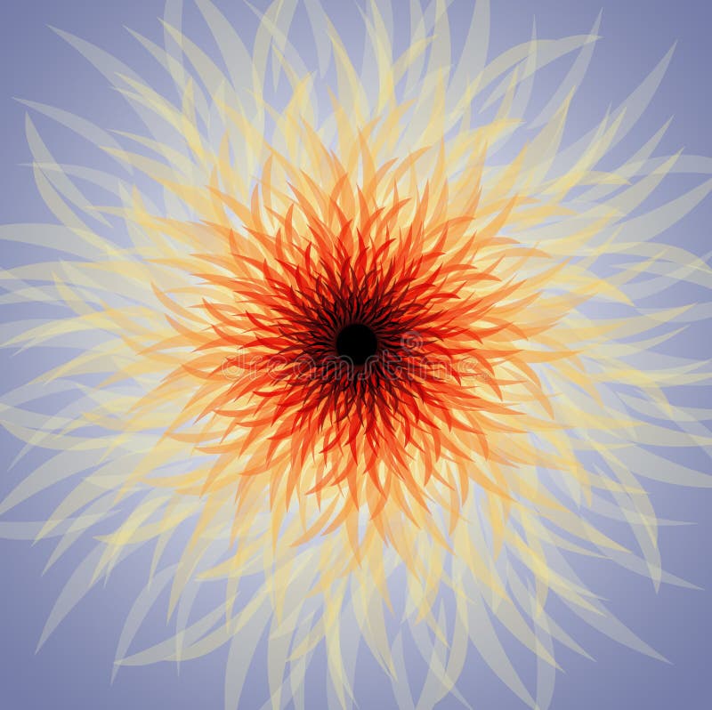 Solar eclipse royalty free illustration