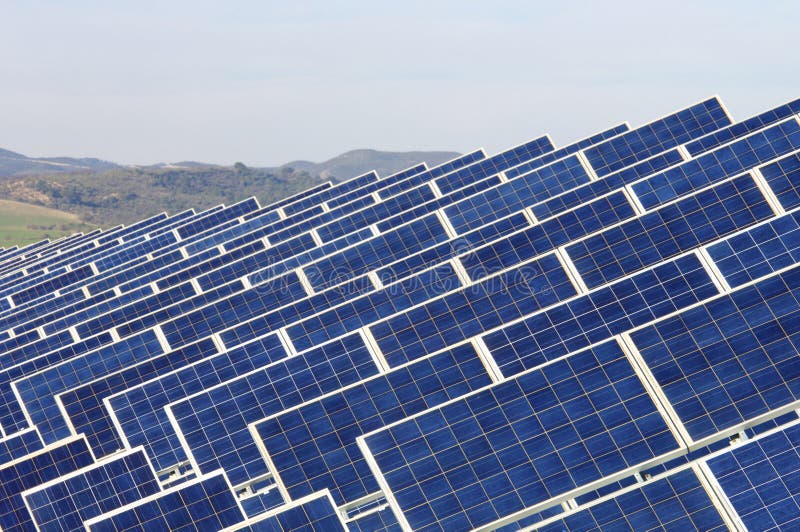 Solar energy stock photography