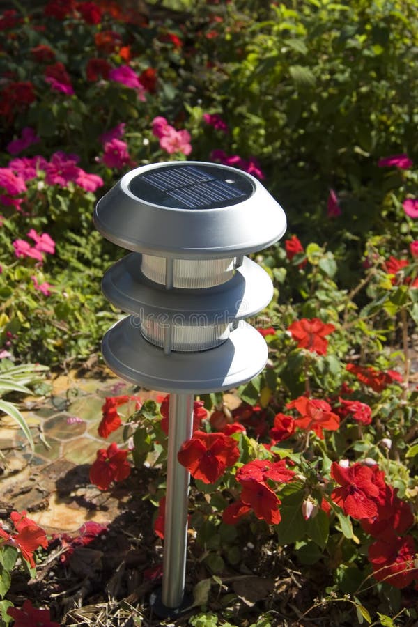 Solar Garden Light stock photo. Image of beauty, battery 7904480