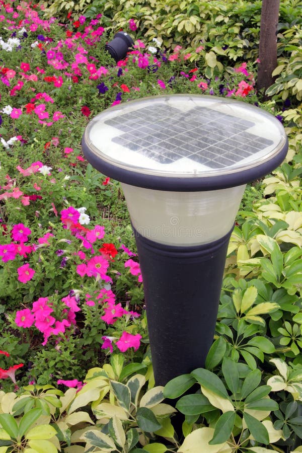 Solar Garden Light stock photo. Image of beauty, battery 7904480