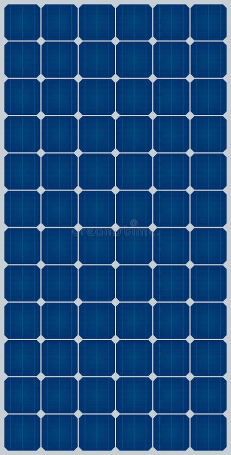 Solar panel stock illustration