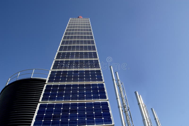 Solar panel stock images