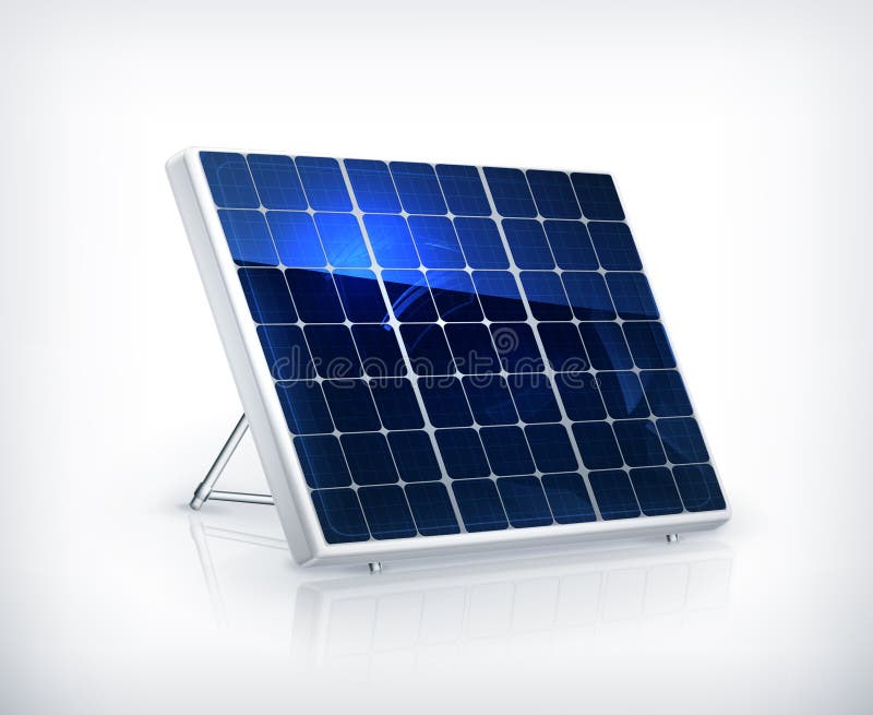 Solar panel royalty free illustration