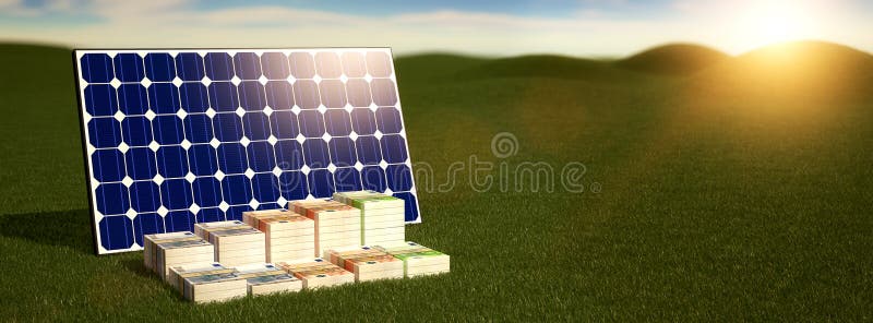 Solar Panel vector illustration