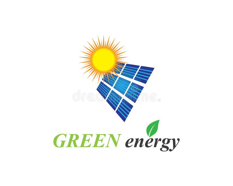 Solar Panel Logo Illustration Stock Vector Illustration Of Abstract