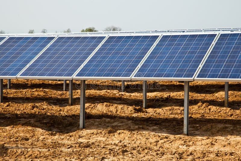 Solar panel plant stock image. Image of installation 19416147