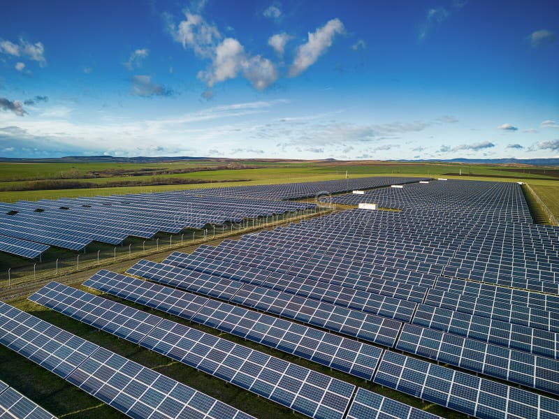 Solar Panel Produces Green, Environmentaly Friendly Energy from the