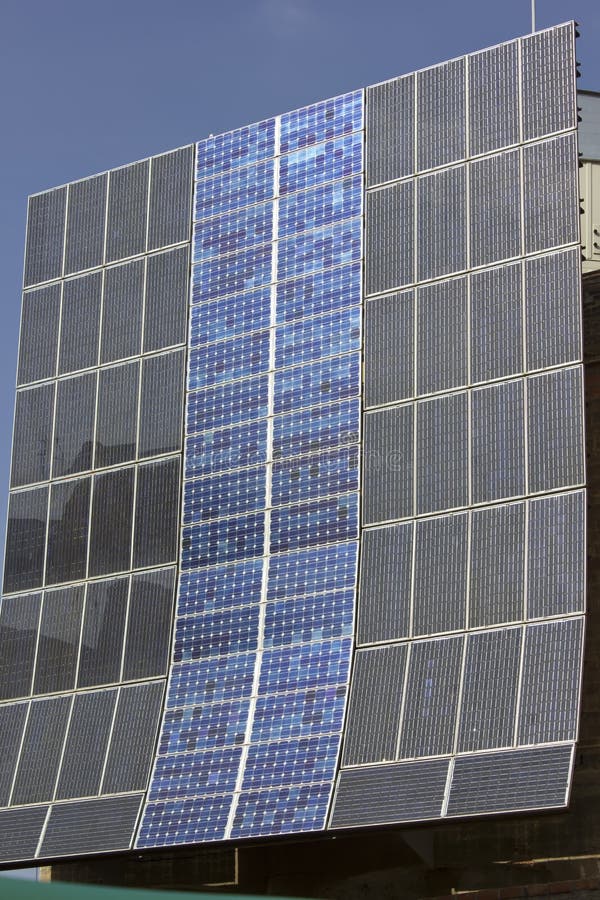 Solar panel. To collect clean, renewable energy from the sun