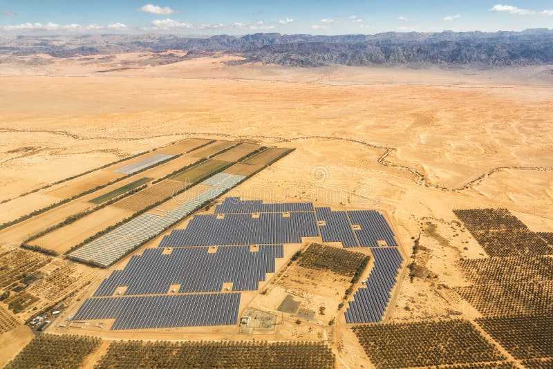 Solar panels farm energy panel Israel desert mountains from above aerial view royalty free stock images Solar panels farm energy panel Israel desert mountains from above aerial view royalty free stock images