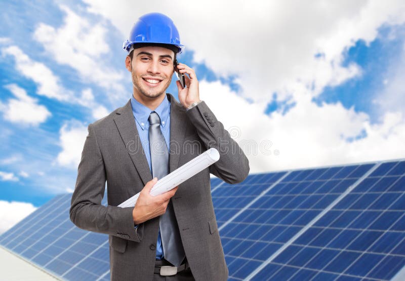 Solar panels royalty free stock images