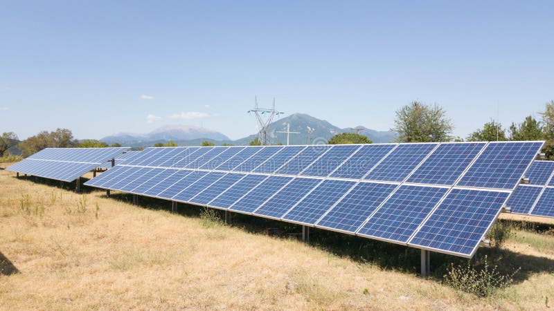 Solar photovoltaic park energy stock photos Solar photovoltaic park energy stock photos