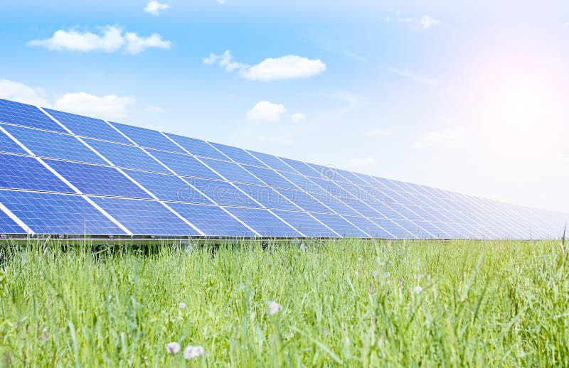Solar plant stock image. Image of alternative, ecology 129562083