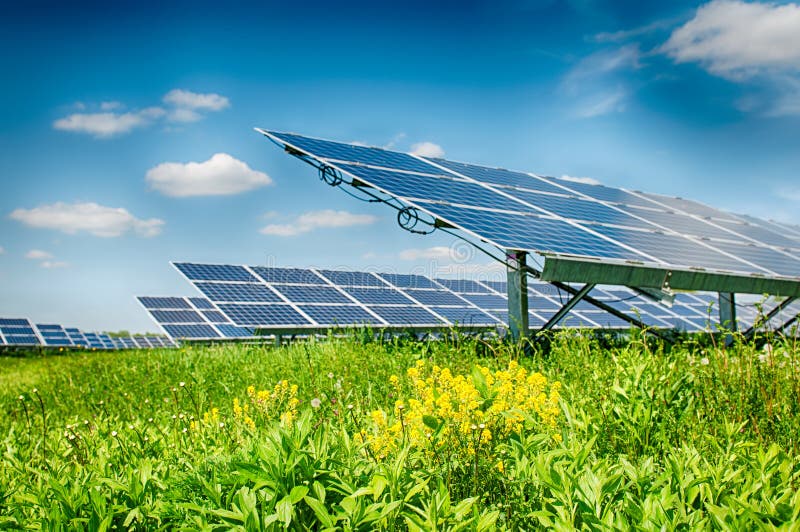 Solar plant stock image. Image of alternative, generation 95039749