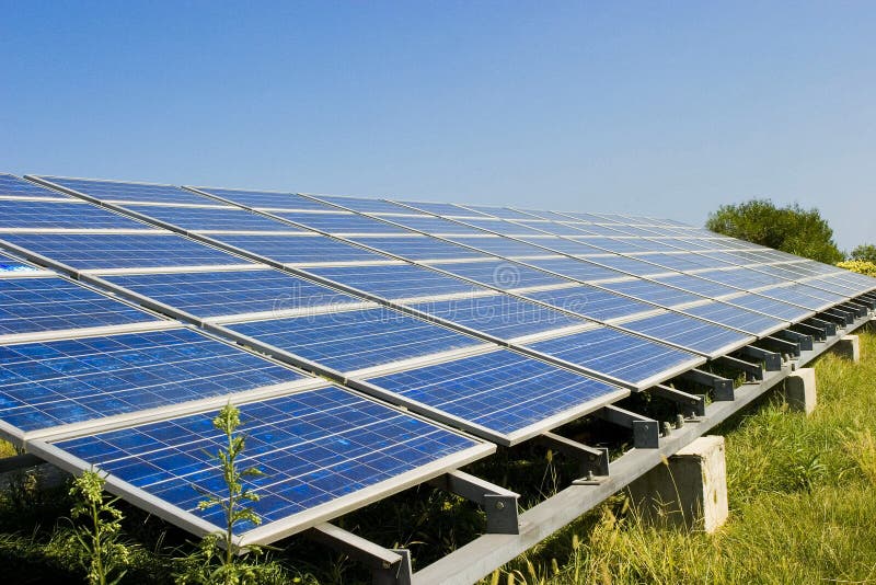 Solar power of china stock images