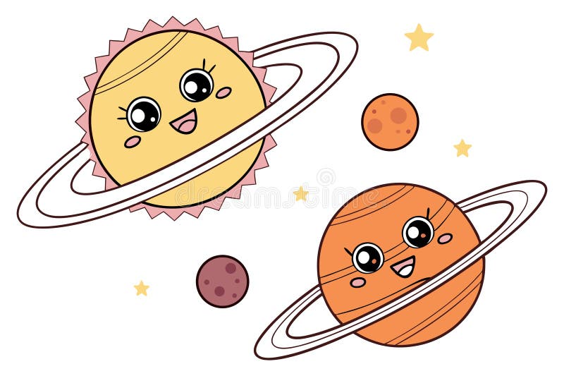 Solar System Education Chart Featuring Planets Orbits and Astronomical Elements stock illustration