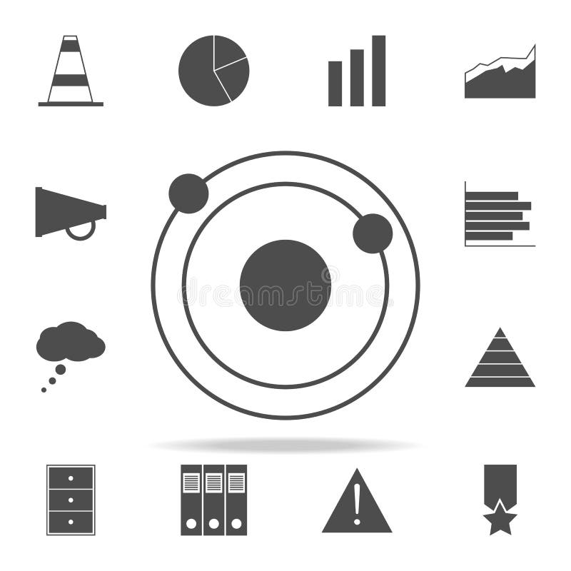 Solar system icon. web icons universal set for web and mobile stock illustration