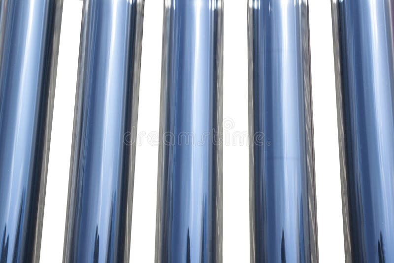 Solar water heater collector stock photos