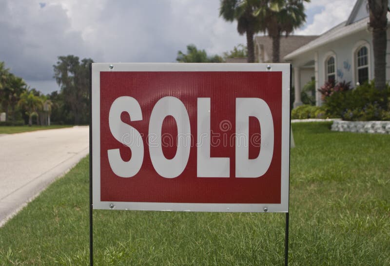 Sold House Sign stock photo Sold House Sign stock photo