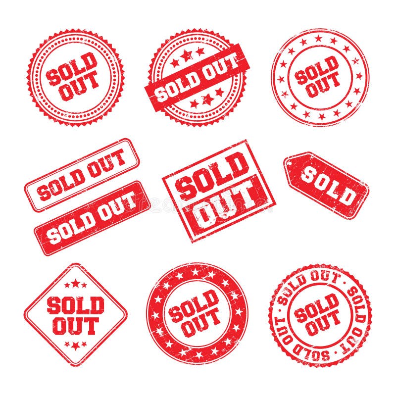 Sold Out Logo Stock Illustrations – 779 Sold Out Logo Stock 