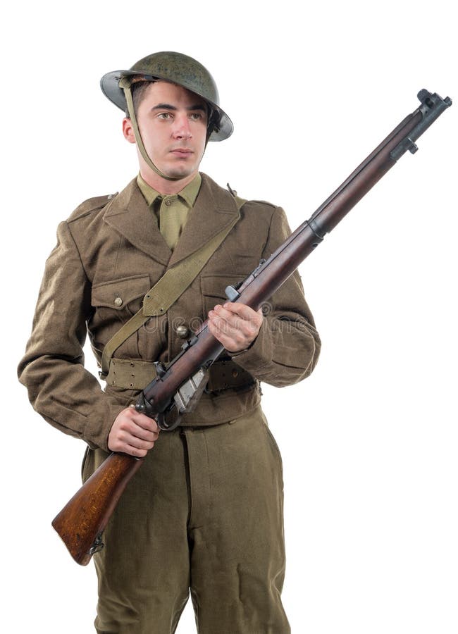 Soldado americano de la guerra mundial 1 E foto de archivo libre de regalías Soldado americano de la guerra mundial 1 E foto de archivo libre de regalías