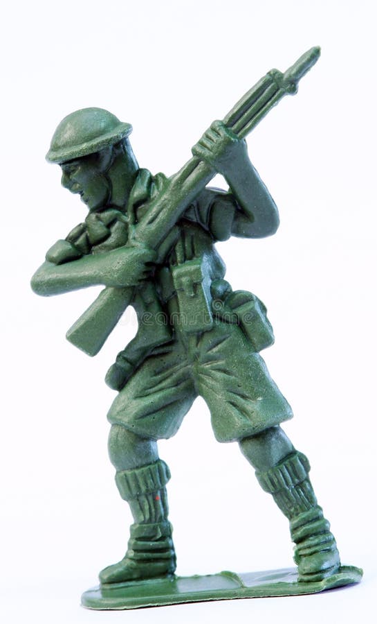 Close up of toy soldier. Close up of toy soldier