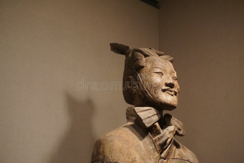 Soldado de Rerrocotta do museu da história de Shaanxi imagens de stock Soldado de Rerrocotta do museu da história de Shaanxi imagens de stock