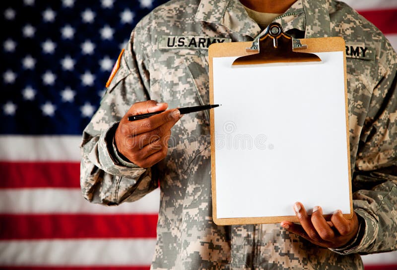 Saudação Do Soldado Americano Imagem de Stock - Imagem de homem