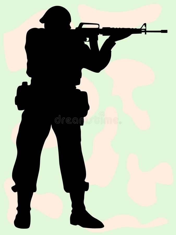 Soldat illustration stock Soldat illustration stock