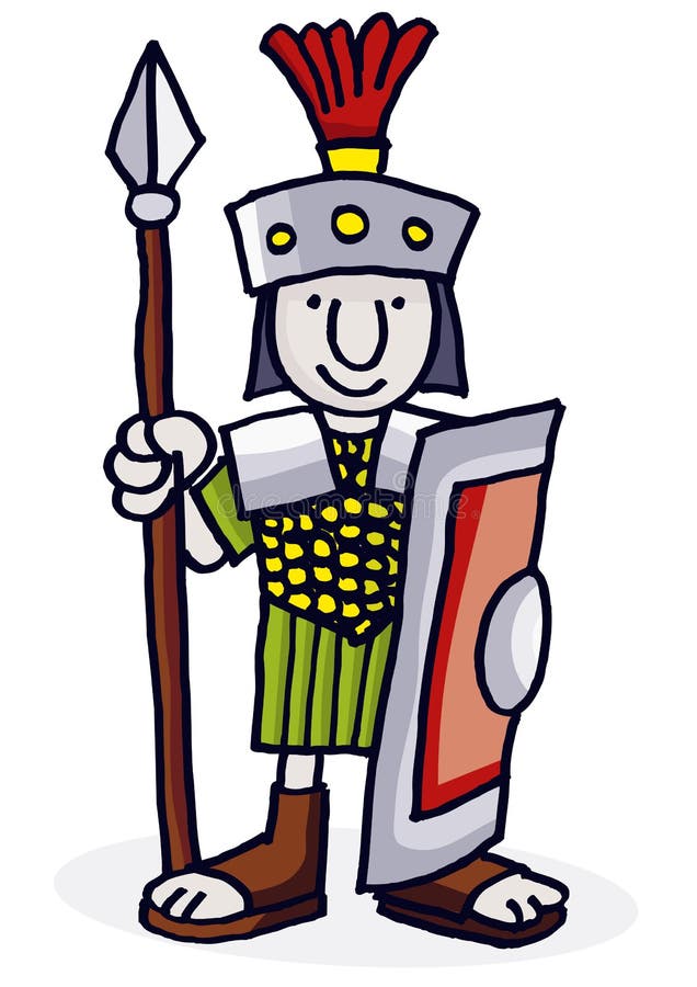 Soldat romain illustration stock Soldat romain illustration stock