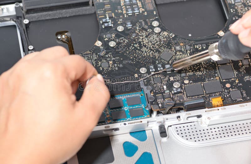 Solder mainboard stock photo. Image of disassembled, technology 81397474