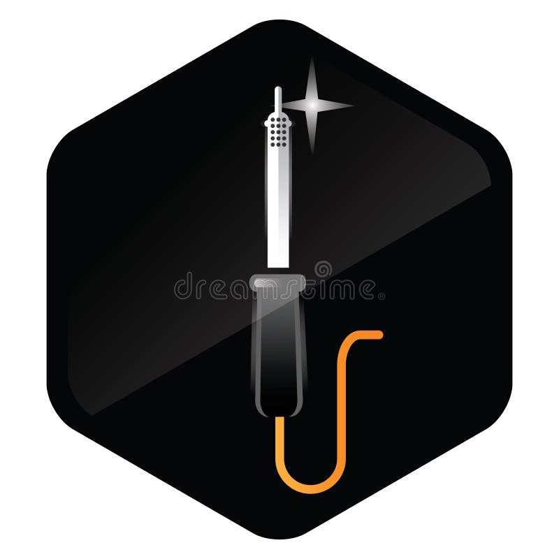Soldering Iron Vector Illustration Stock Vector Illustration of