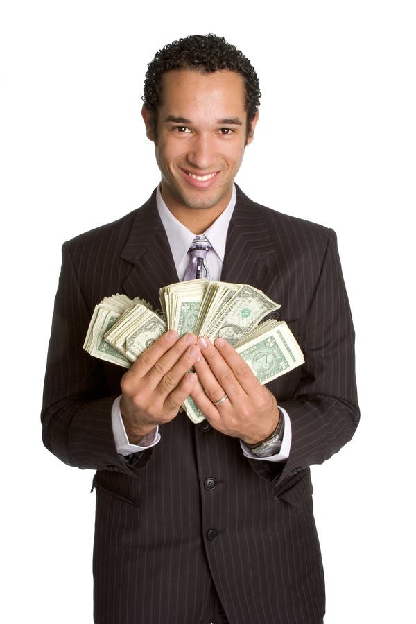 Soldi della holding della persona di affari immagini stock libere da diritti Soldi della holding della persona di affari immagini stock libere da diritti