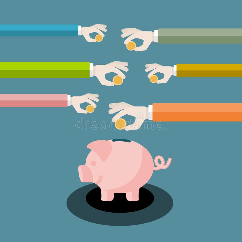 Soldi di risparmio royalty illustrazione gratis Soldi di risparmio royalty illustrazione gratis